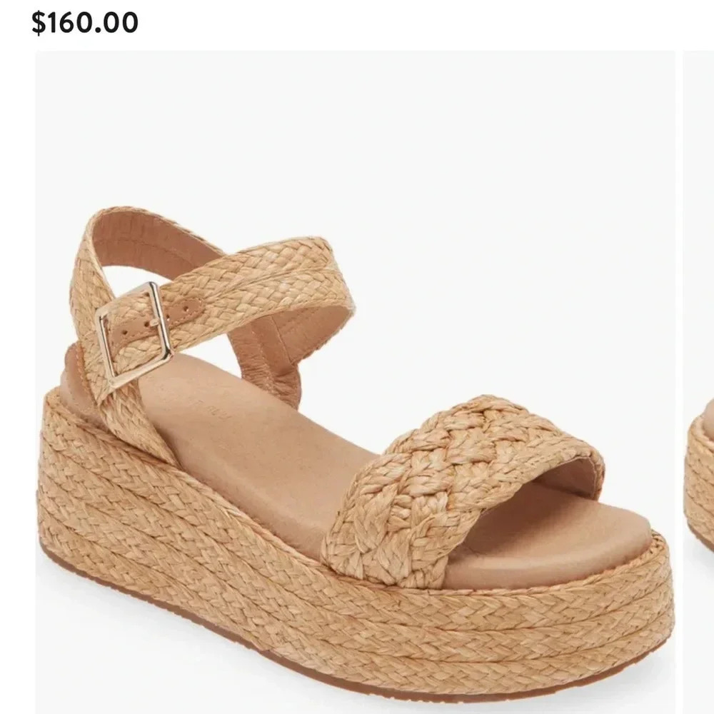 Vince Camuto Straw/Raffia Sandals-Size 9.5